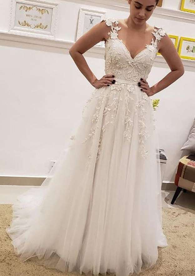 tulle wedding dresses uk