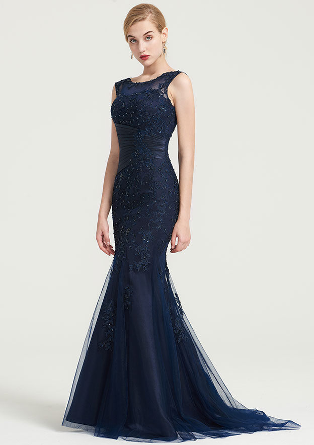 chinese dress ladies Mermaid / Trumpet Mother of the Bride Dress Wedding Guest Party Elegan –  Koutun Dress