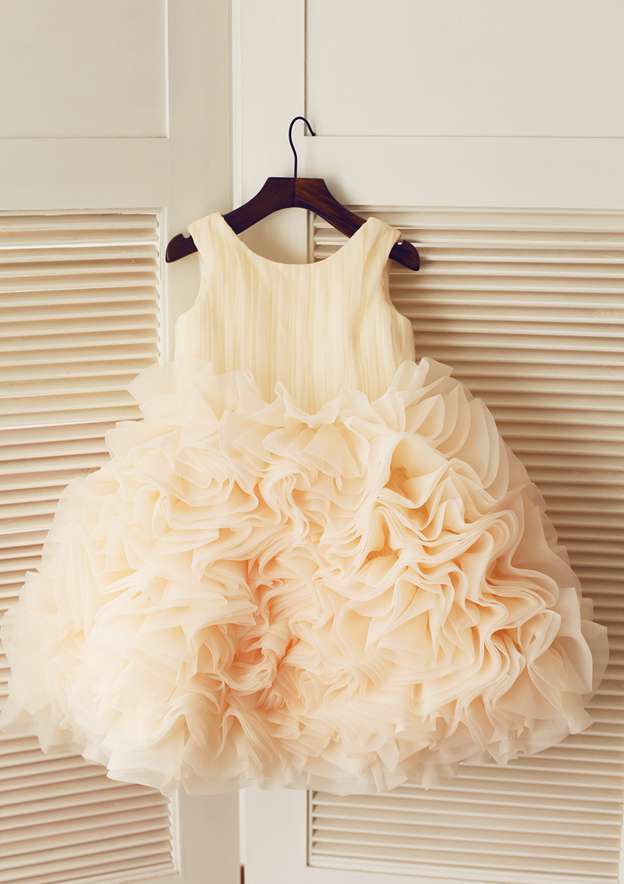 Champagne Flower Girl Dresses & Girls Party