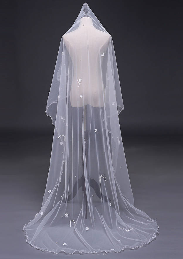 Voile Blanc Halloween VIUWIZE 1 Paquet De Voile De Mariée, Voile De Mariée Double Couche, Voile De Mariée Avec Peigne, Adapté Pour Mascarade, Mariage, Enterrement De Vie De Manche Amovible Robe Mariée