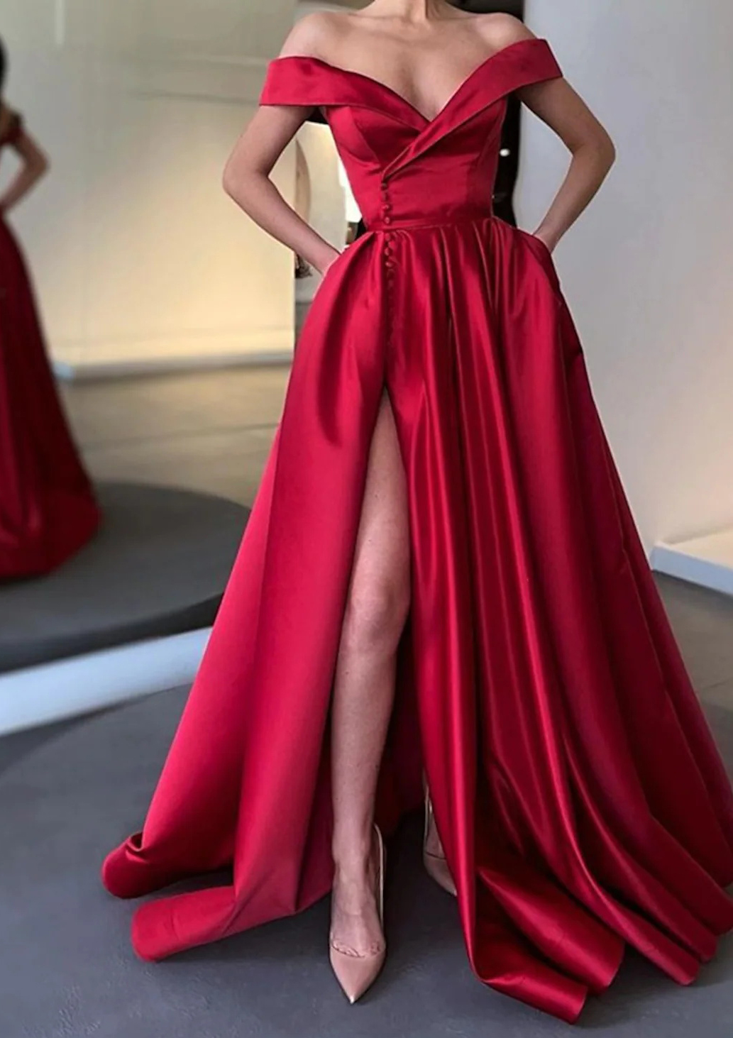 Simple Wedding Dress Red Prom Dress Short Front Long Back Lawrncedw Puffy Sleeve Satin Prom Gown Simple Wedding Dress Red Prom Dress Short Front Long Back Lawrncedw Puffy Sleeve Satin Prom Gown