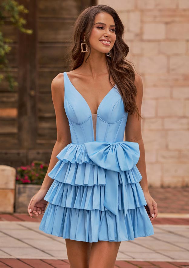 Bowknot Homecoming Dresses | Stacees