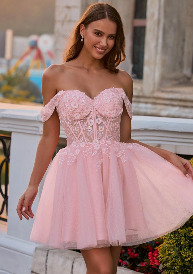 トップス neith Veil Off-shoulder Dress(pink) Veil Off-shoulder Dress(Pink) – neith.onlinestore