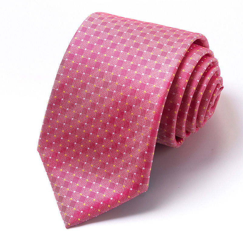 Classic Men's Geometric Dot Patterned Tie